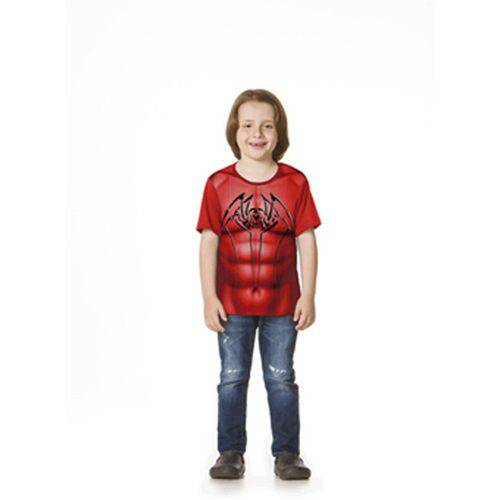 Camiseta Infantil com Estampa do Homem Aranha