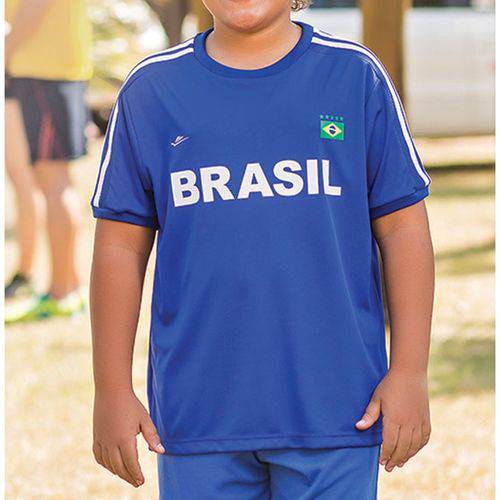 Camiseta Infantil Dry Line Brasil 125703 Elite