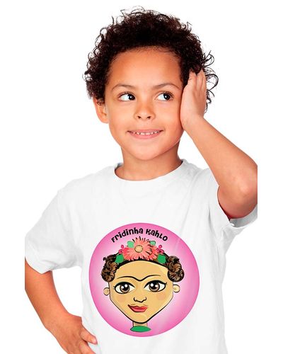 Camiseta Infantil Fridinha Kahlo