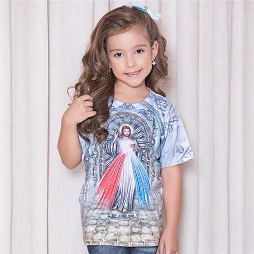 Camiseta Infantil Jesus Misericordioso DV3000