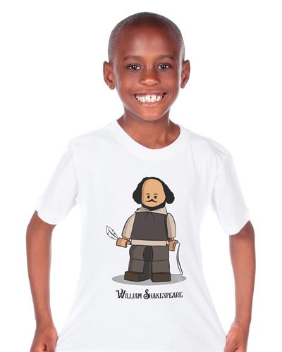 Camiseta Infantil Lego Shakespeare