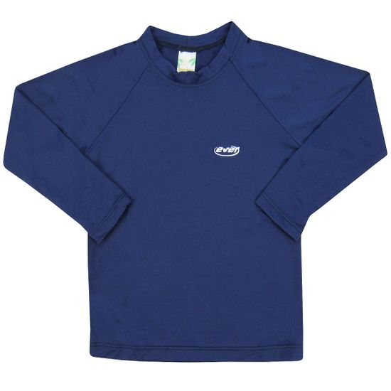 Camiseta Infantil Manga Longa Masculina Azul Marinho com Proteção UV 50+-4