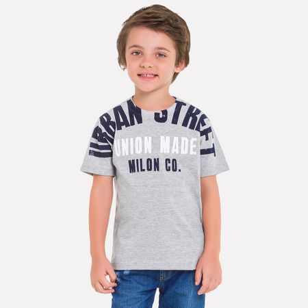 Camiseta Infantil Masculina Milon Meia Malha 11826.0020.10
