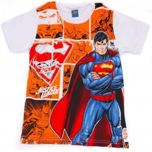 Camiseta Infantil Superman - Liga da Justiça