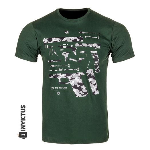 Camiseta Invictus T-Shirt Glock Parts Concept Tamanho GG