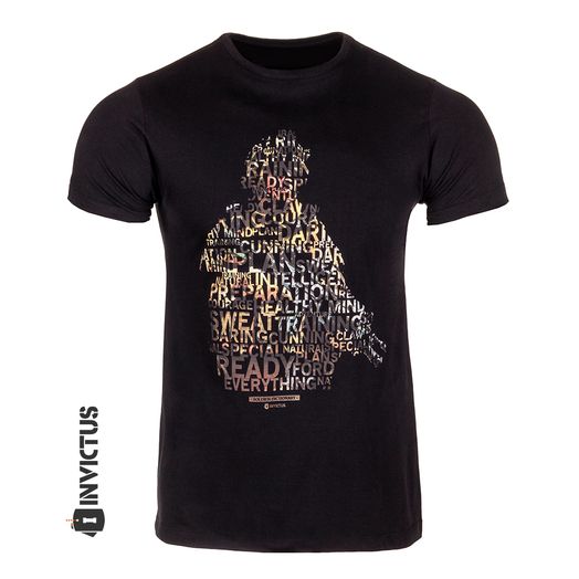 Camiseta Invictus T-Shirt Soldier Concept Tamanho GG