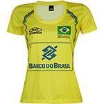 Camiseta Jogo Comercial Feminina Amarelo - Olympikus