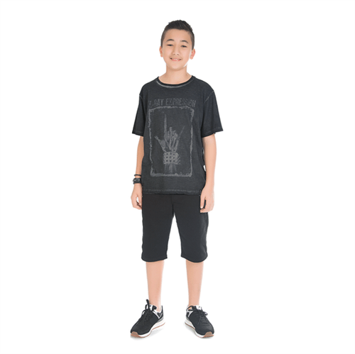 Camiseta Juvenil Abrange Raio-X Preto 12