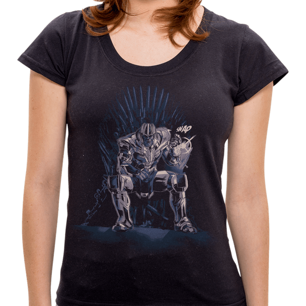 Camiseta King Of Universe - Feminina PR - Camiseta King Of Universes - Feminina - P