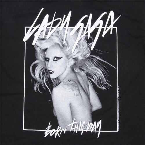 Camiseta Lady Gaga - Btw Redux - Tam Masculino Xs