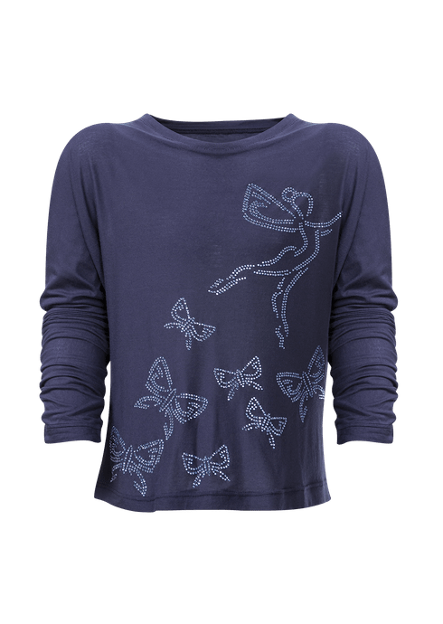 Camiseta Leggerissima Farfalle Ballerina BLU NAVY 4/5
