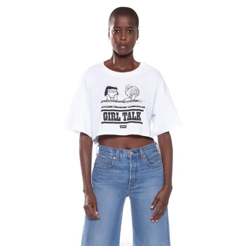 Camiseta Levis Graphic Crop Slacker Snoopy - S