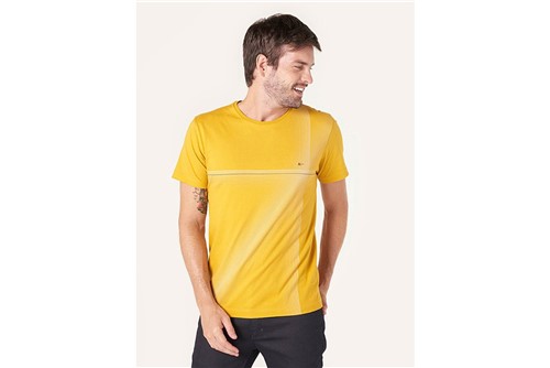 Camiseta Lines - Amarelo - G