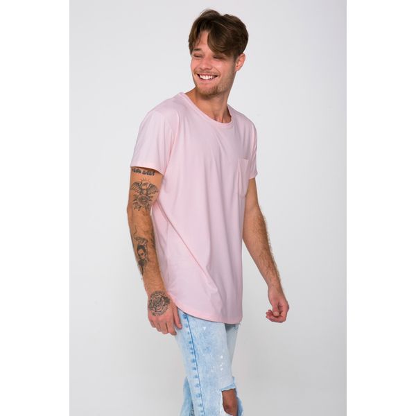 Camiseta Long Light Pink-P
