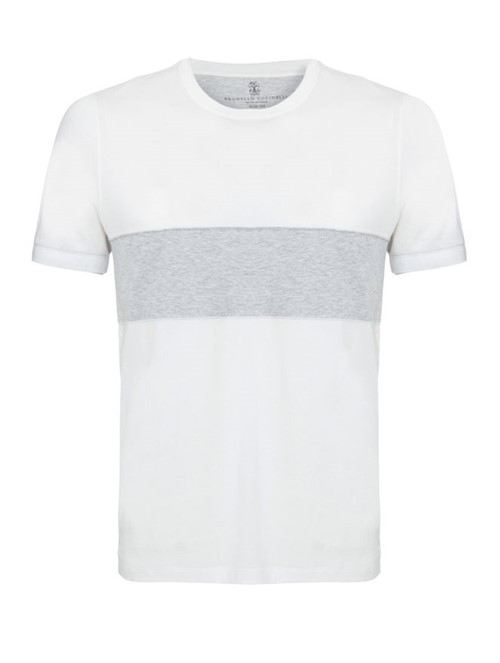 Camiseta Manga Curta de Algodão Branca Tamanho S