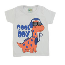 Camiseta Manga Curta Infantil Menino| Doremi Bebê