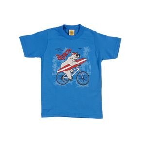 Camiseta Manga Curta Infantil para Menino - Azul 2