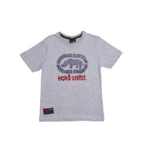Camiseta Manga Curta Juvenil para Menino - Cinza 10