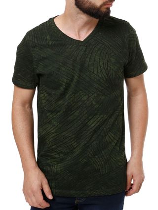Camiseta Manga Curta Masculina Fido Dido Verde