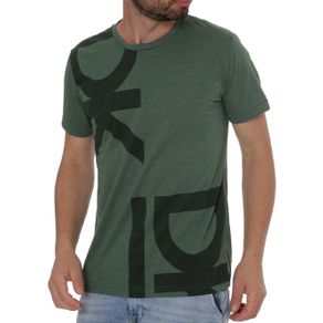 Camiseta Manga Curta Masculina Verde P