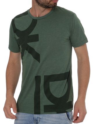 Camiseta Manga Curta Masculina Verde