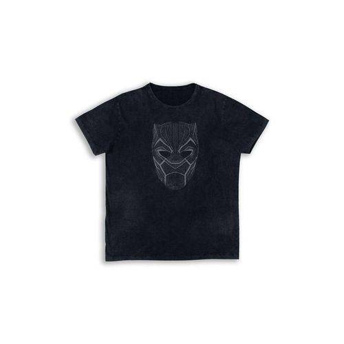 Camiseta Máscara Pantera Negra Black Panther Marvel