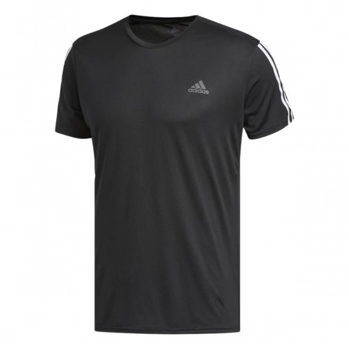 Camiseta Masculina Adidas Running 3-Stripes Dm1665