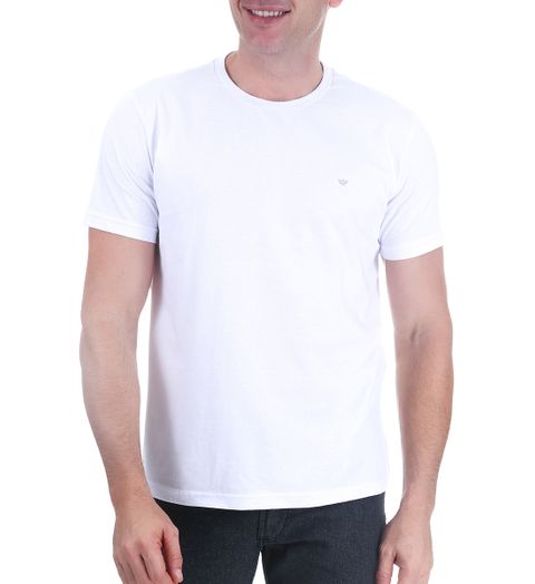 Camiseta Masculina Branca Lisa - 2