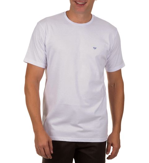 Camiseta Masculina Branca Lisa - 1