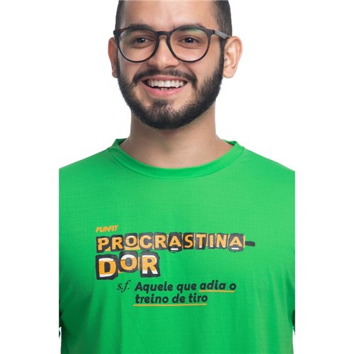 Camiseta Masculina Corrida Funfit - Procrastinador P