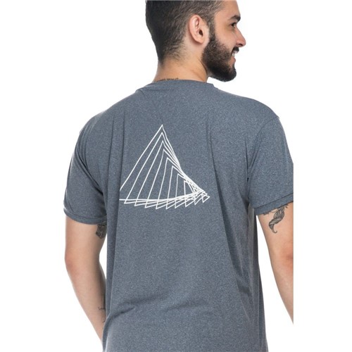 Camiseta Masculina Geométrica Funfit - FNFT Triângulo M
