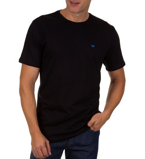 Camiseta Masculina Preto Lisa - 1