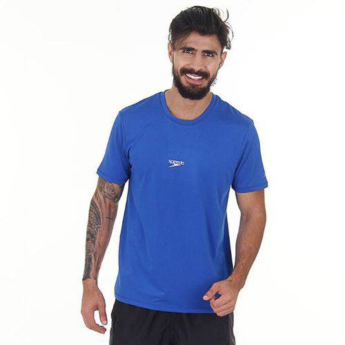 Camiseta Masculina Speedo Basic Stretch Azul Royal Tam. G
