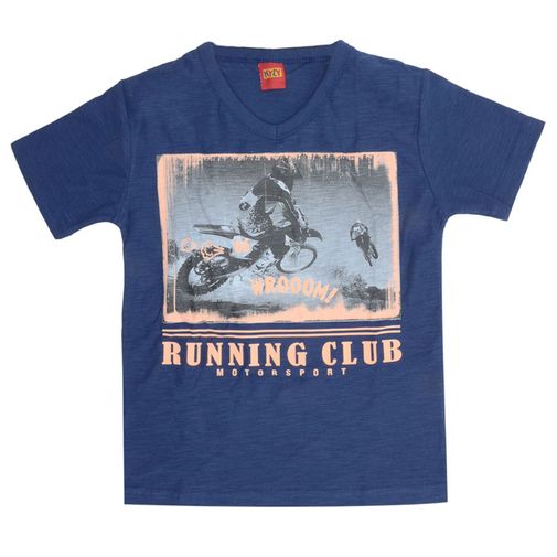 Camiseta Menino Clube de Corrida Azul - Kyly 8
