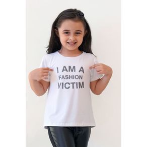 Camiseta Mini Zá I Am a Fashion Victim CaFarah 8