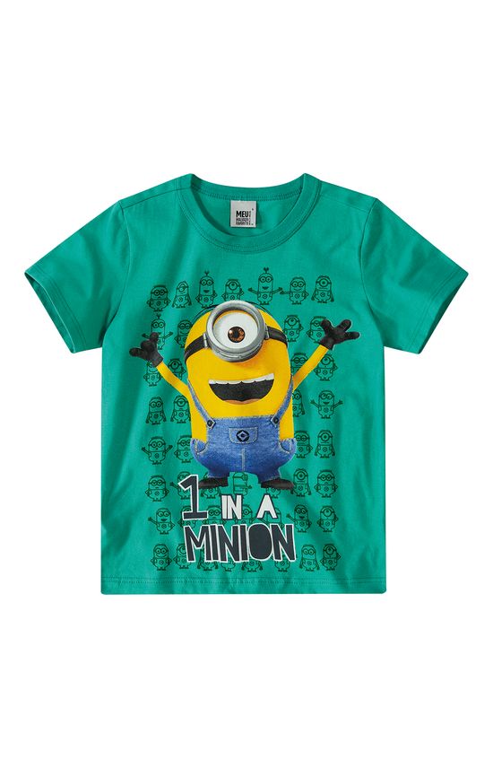 Camiseta Minions® Menino Malwee Kids Verde Claro - 4