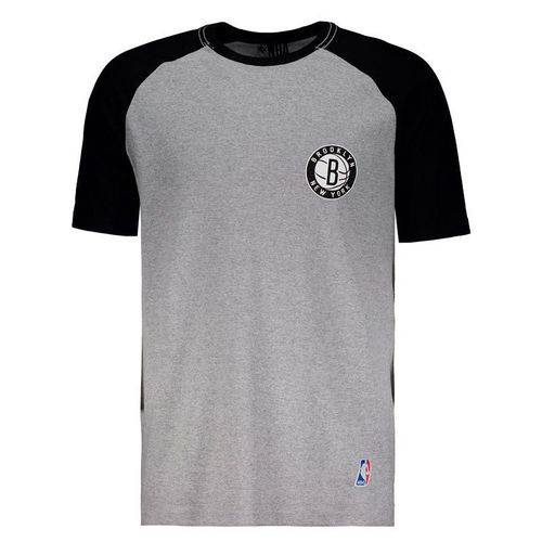 Camiseta Mitchell & Ness NBA Brooklyn Nets Cinza Mescla - Mitchell & Ness - Mitchell & Ness