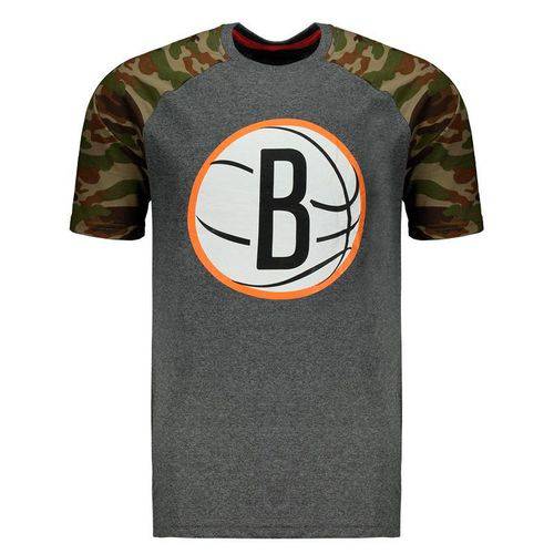 Camiseta Mitchell & Ness NBA Brooklyn Nets Grafite Mescla - Mitchell & Ness - Mitchell & Ness