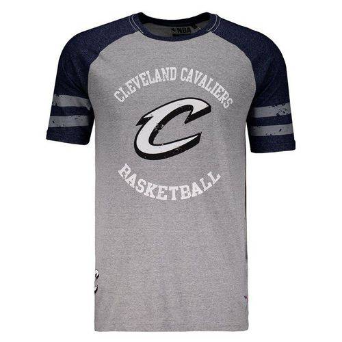 Camiseta Mitchell & Ness NBA Cleveland Cavaliers Cinza e Azul - Mitchell & Ness - Mitchell & Ness