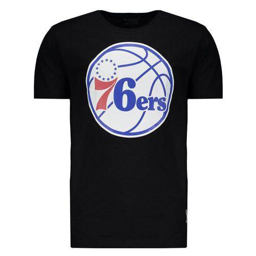 Camiseta Mitchell & Ness NBA Philadelphia 76ers Preto - Mitchell & Ness - Mitchell & Ness