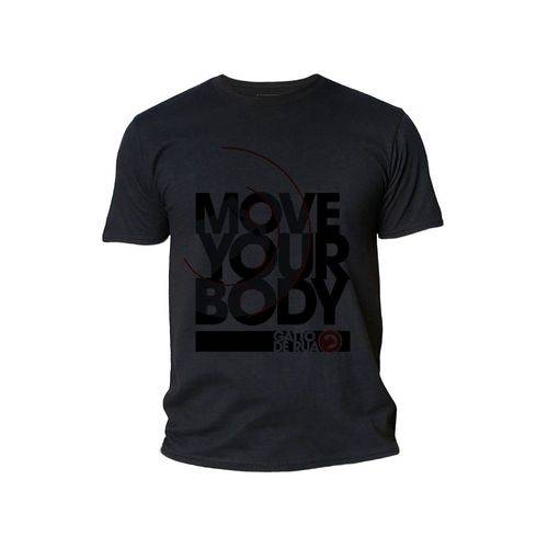 Camiseta Move Your Body - Preta