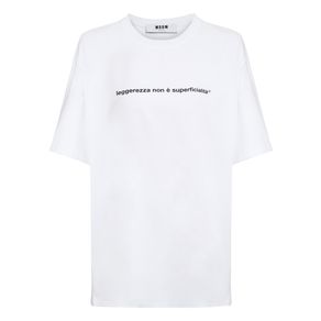 Camiseta Msgm Off White/m