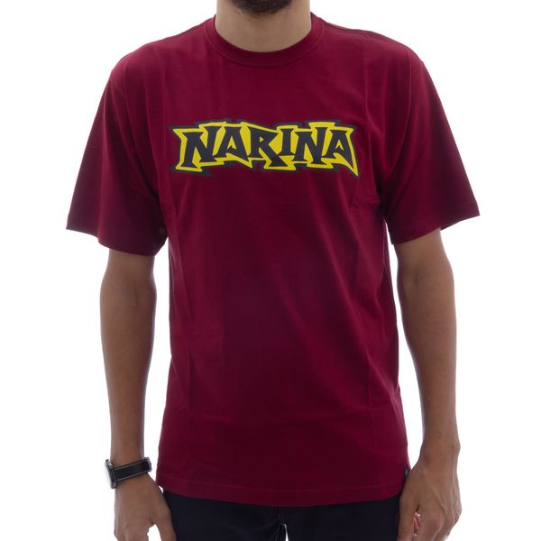 Camiseta Narina Logo Burgandy (P)