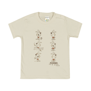 Camiseta Natural - Bebê Menino -Meia Malha Camiseta Natural - Bebê Menino - Meia Malha - Ref:33658-68-G