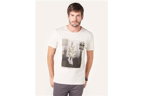 Camiseta Nature - Off White - M