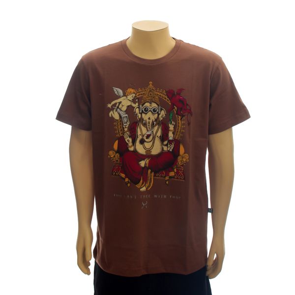 Camiseta New Ganesha Marrom (M)