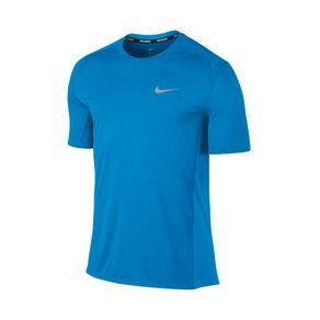 Camiseta Nike Dry Miler Top Azul Homem P