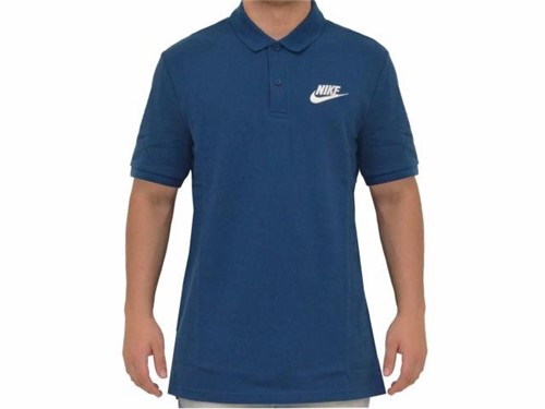 Camiseta Nike Gola Polo Sportswear Azul