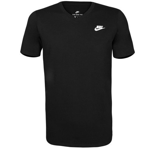 Camiseta Nike Masculina Sportswear Club Tee-V Neck 827023-010 827023010