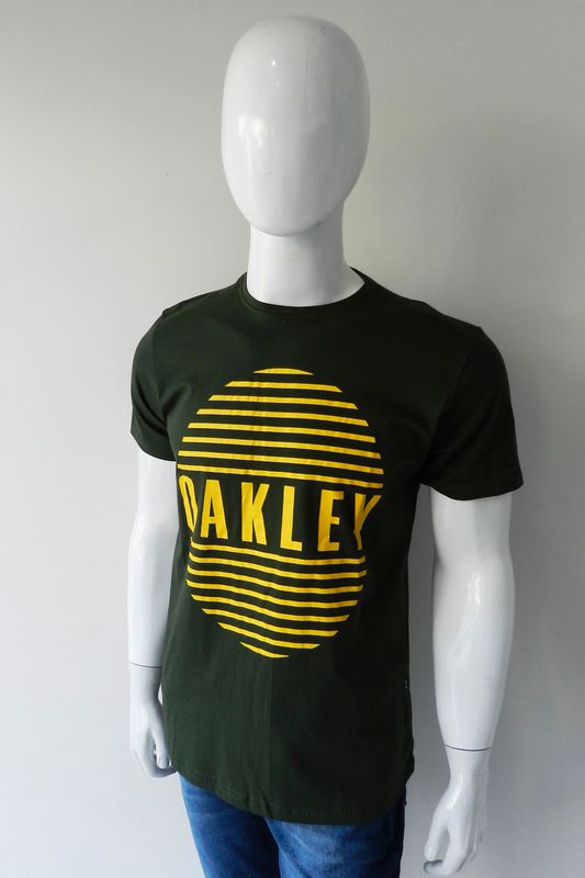 Camiseta Oakley Estampa Verde Tam. P
